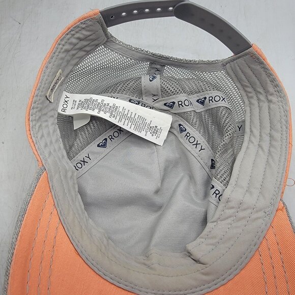 Roxy Womens Gray Trucker Hat Cap Tribal Print Casual Outdoors Comfort Athletic - Picture 7 of 9